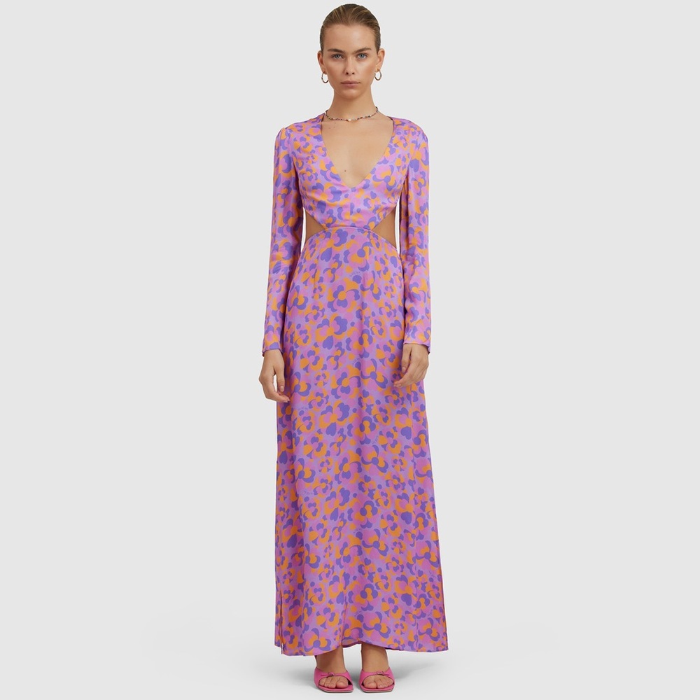 The Wolf Gang Isle Maxi Dress in Tropics NWOT